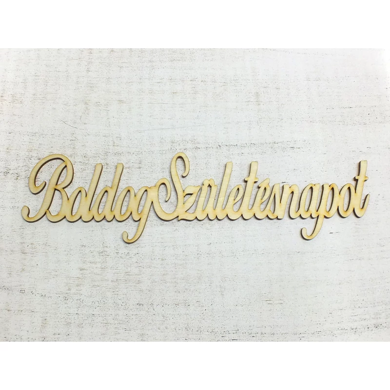 Boldog Születésnapot felirat írott 31cm