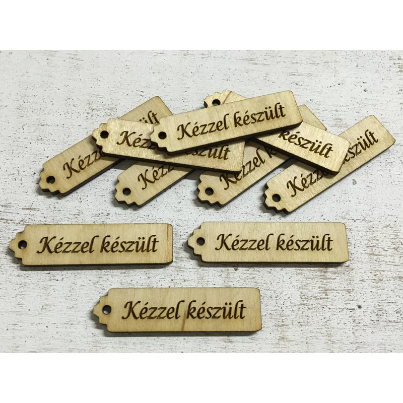 Natúr fa - "Kézzel készült" scrapbook tábla 