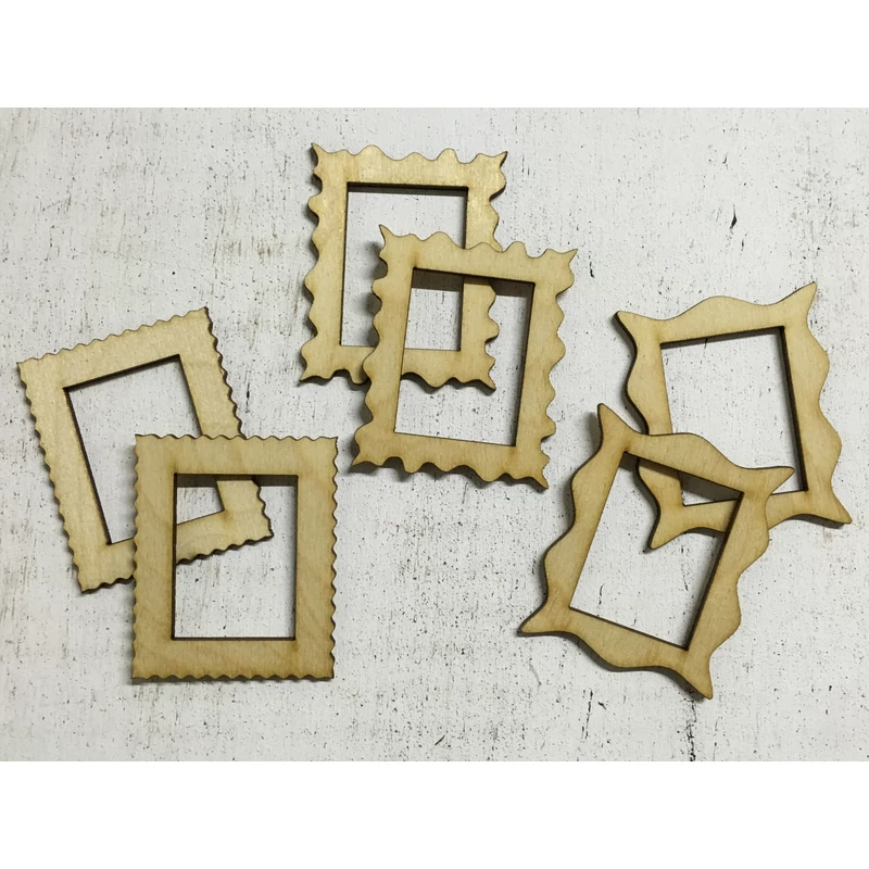 Natúr fa - Képkeret 3 stílusban  6db/csomag