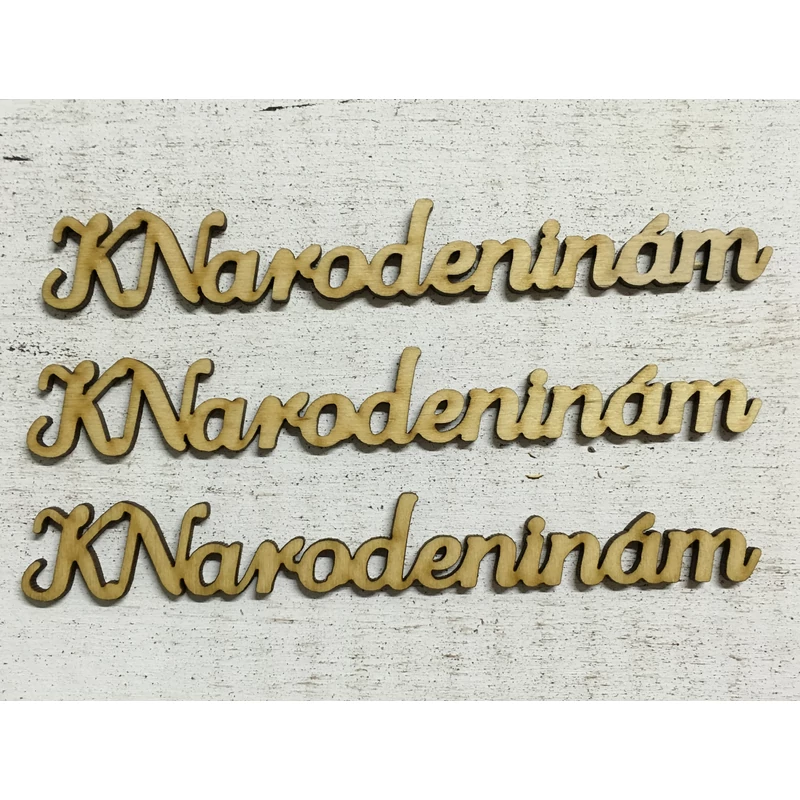 Natúr fa -  K Narodeninam felirat