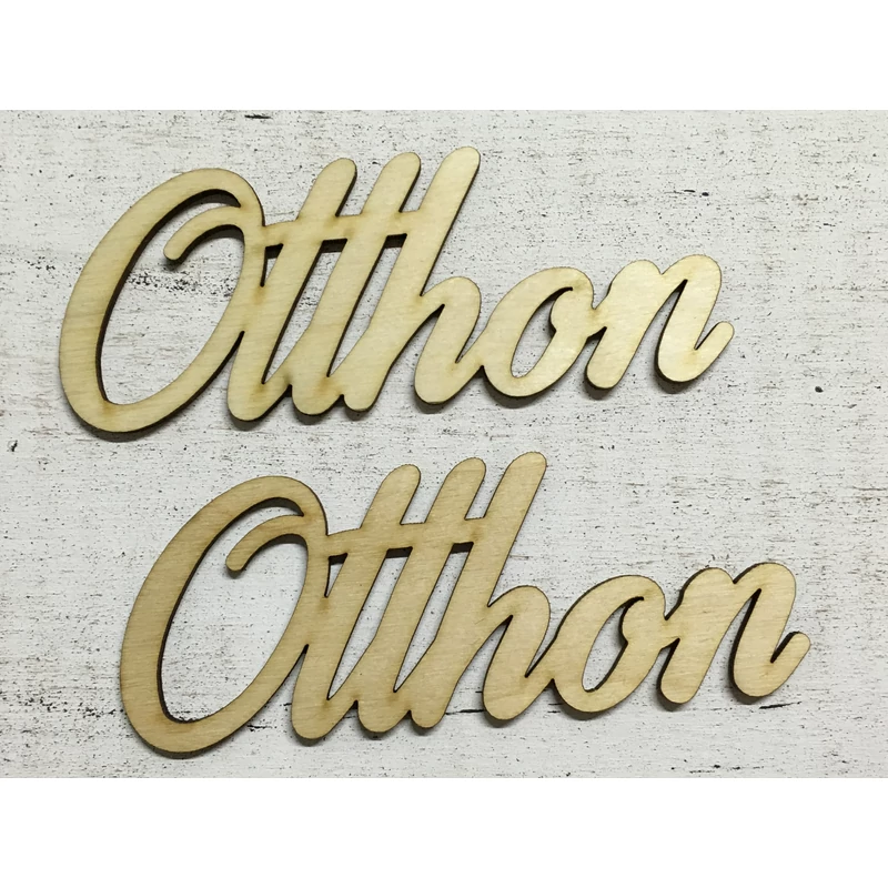 Natúr fa "Otthon" felirat 15cm 