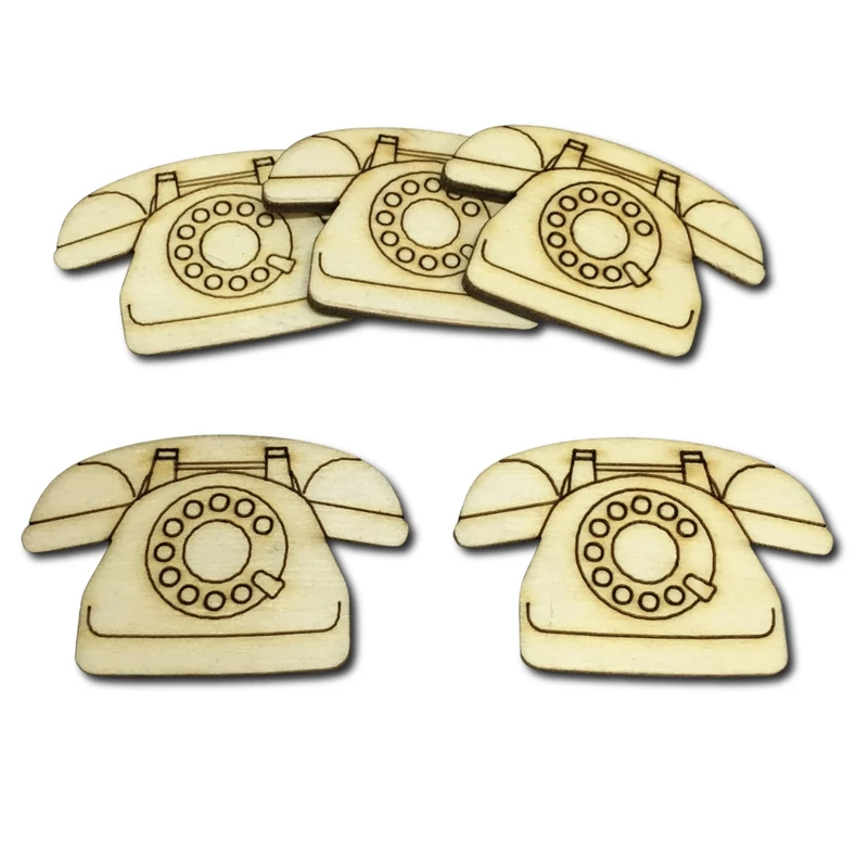 Natúr fa - Telefon 4cm 5db/csomag - KIFUTÓ