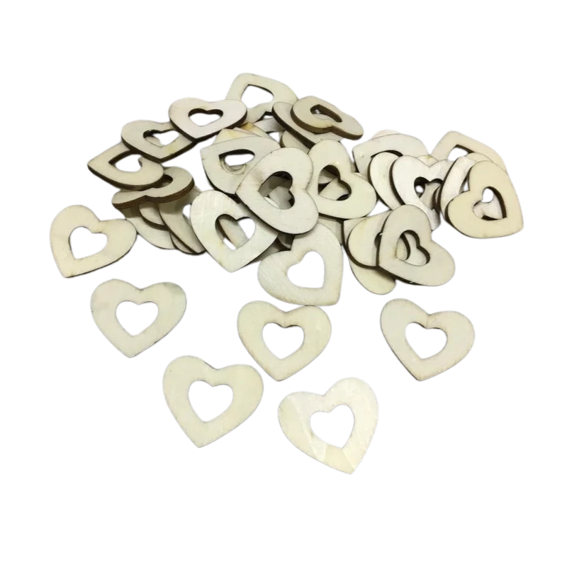 Fa lukas szív 3,5cm 40db/csomag