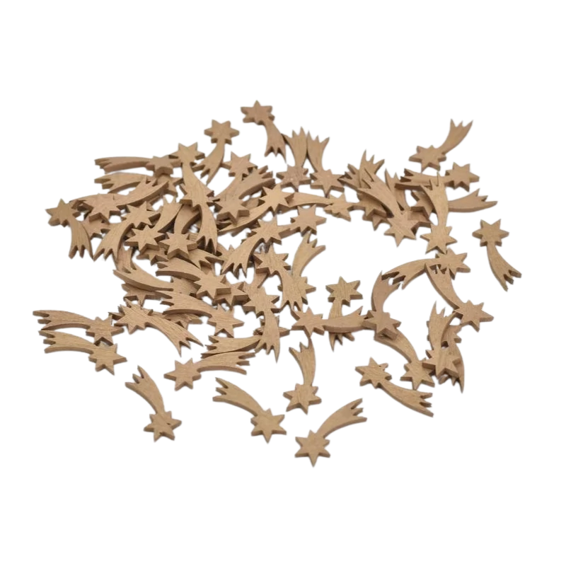 Arany hullócsillag 2,8cm 60db/csomag