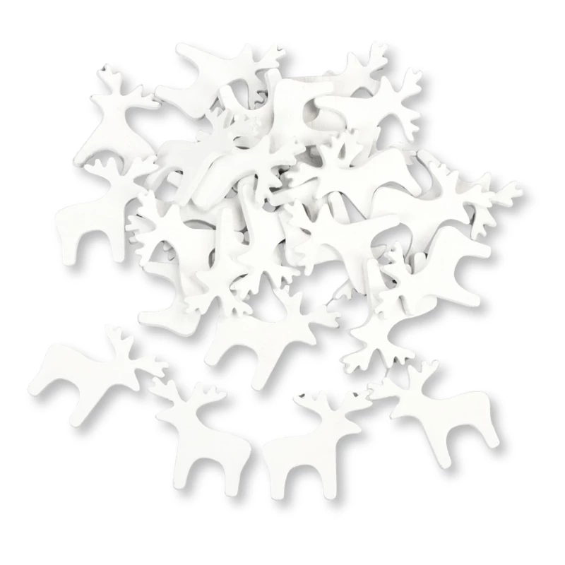 Fehér rénszarvas 3cm 