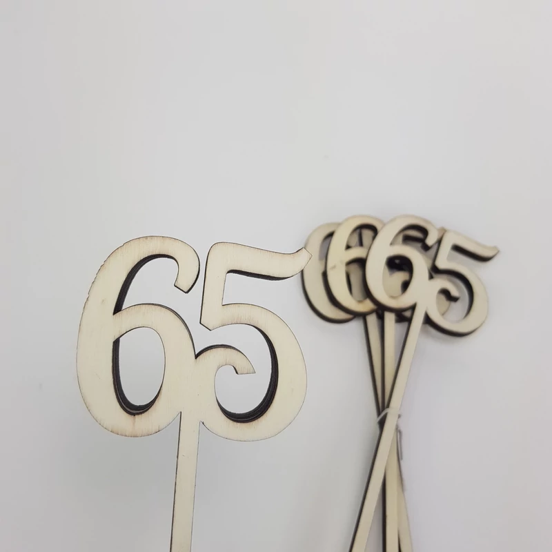 Beszúrható számok 65-ös natúr 6db/cs