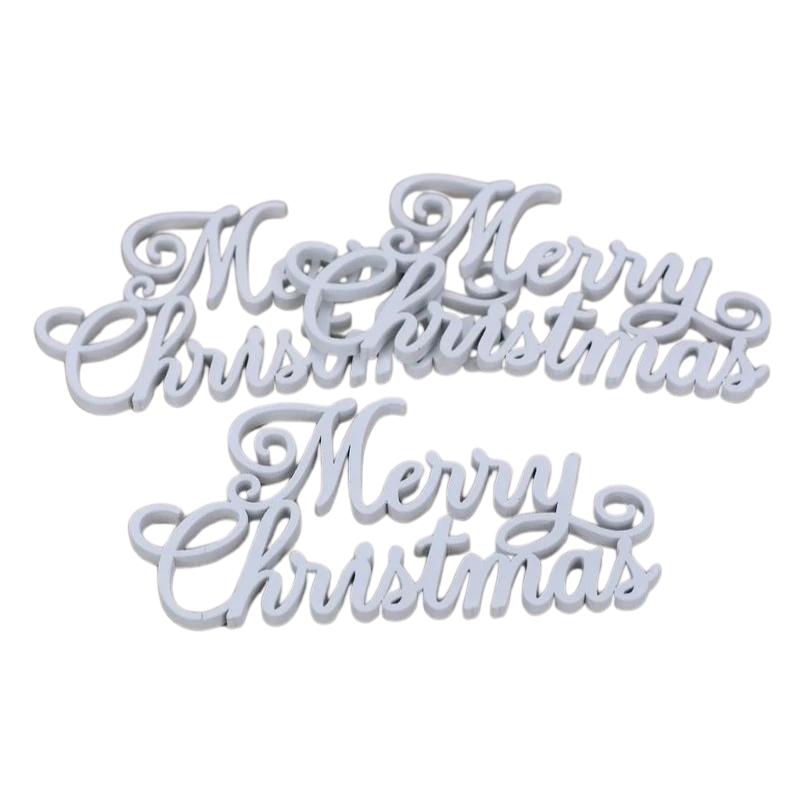 Szeretettel felirat fehér 10cm 8db/csomag