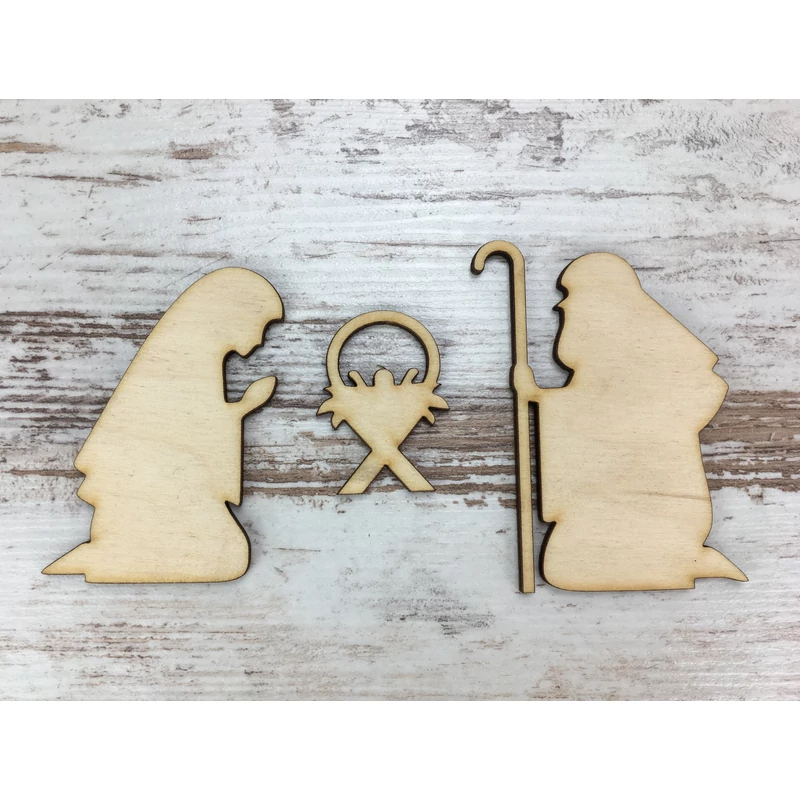 Natúr fa - Jászol szett 