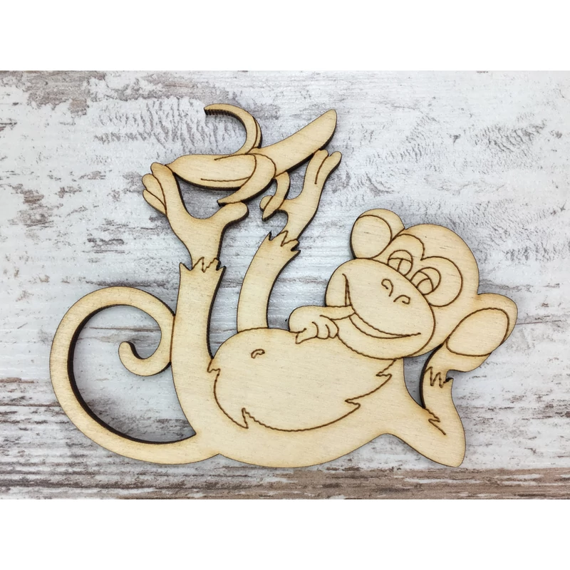 Natúr fa - Majom 10cm