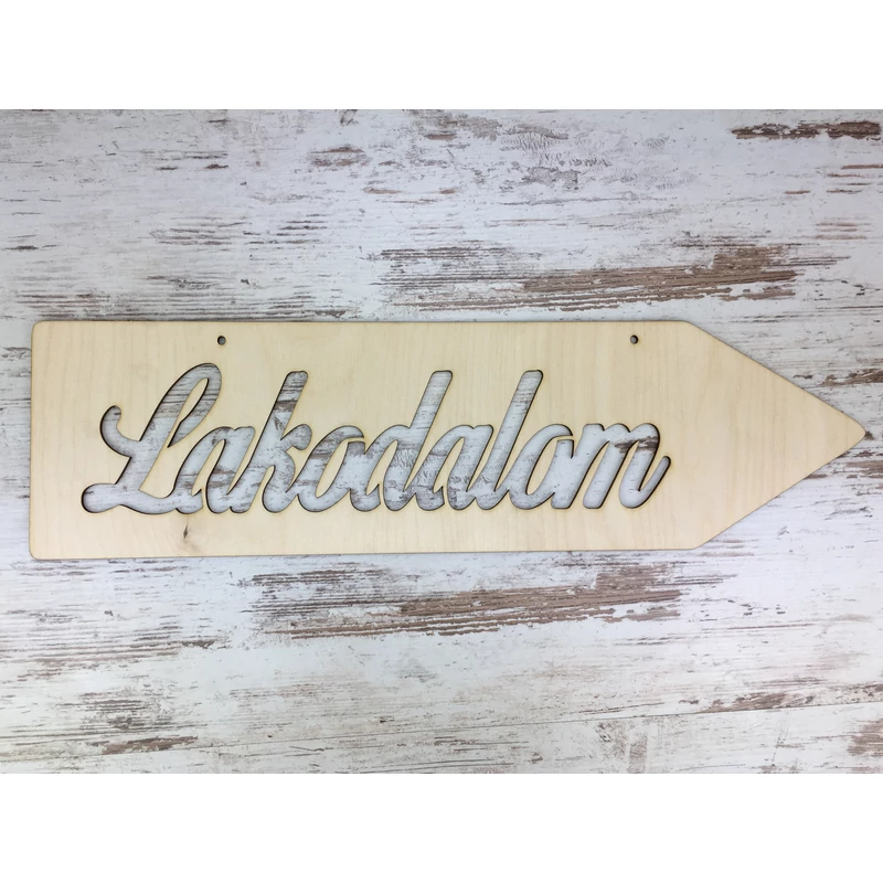Natúr fa - Lakodalom nyíl jobb 50cm