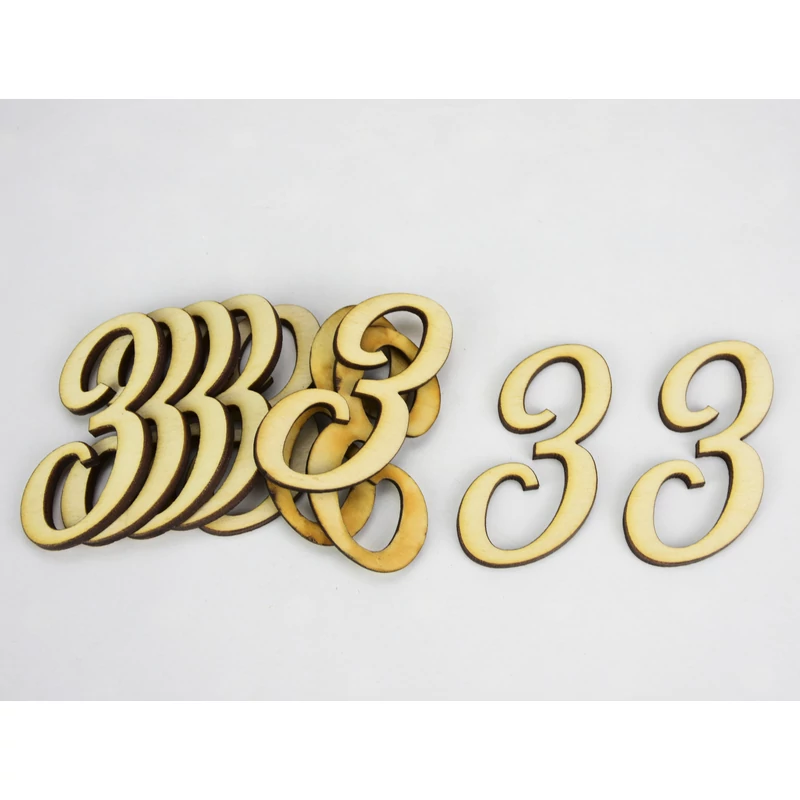 Natúr fa - Írott szám 5cm 