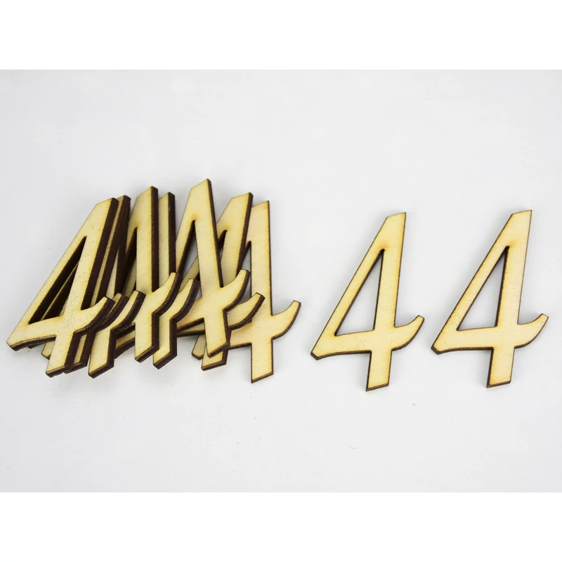 Natúr fa - Írott szám 5cm 