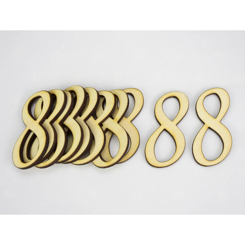 Natúr fa - Írott szám 5cm 