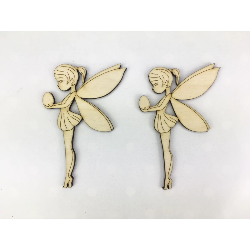 Natúr fa - "Faye" tündér kislány 9,5cm 