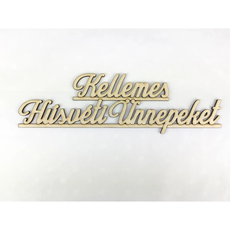 Natúr fa - Kellemes Húsvéti Ünnepeket felirat 25cm