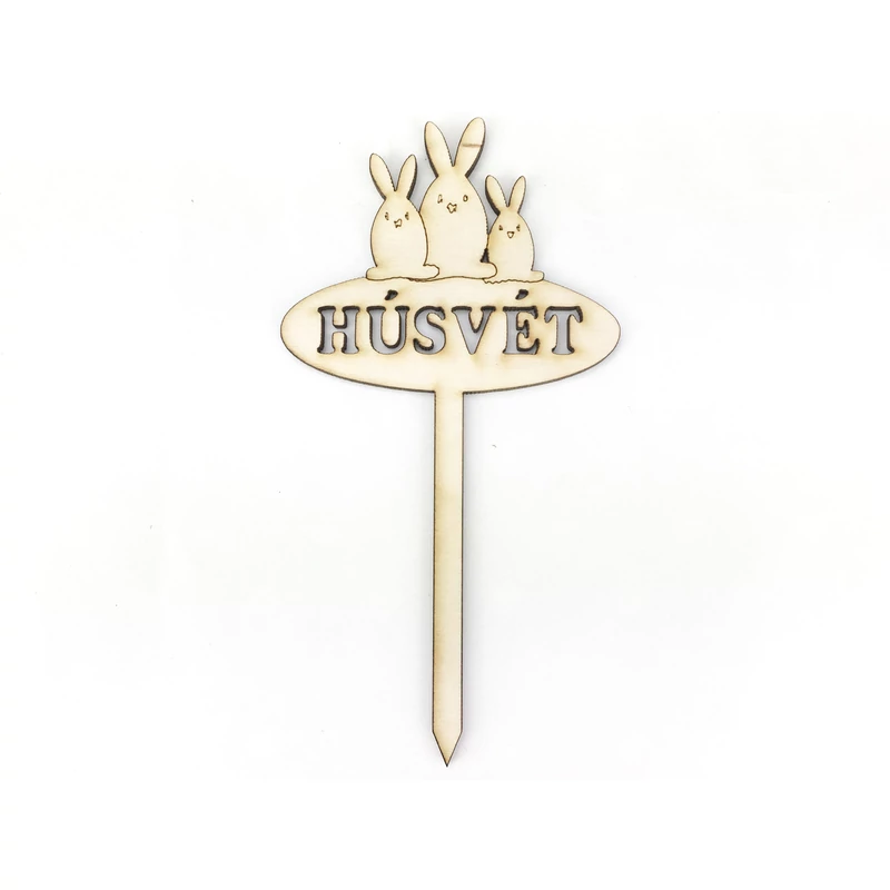 Natúr fa - Beszúrós nyuszi család 