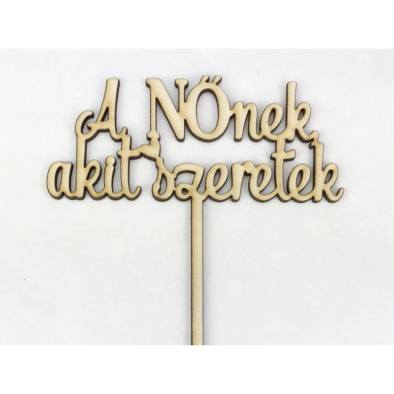 Natúr fa - Beszúrós felirat 