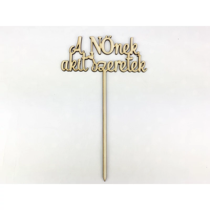 Natúr fa - Beszúrós felirat 
