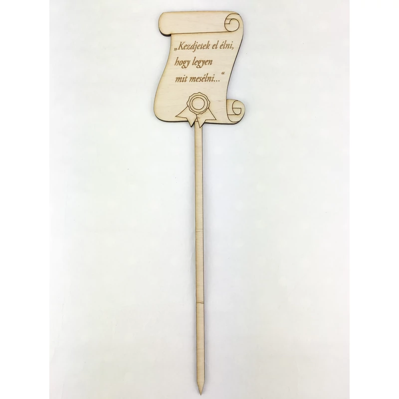 Natúr fa - Beszúrós pergament 