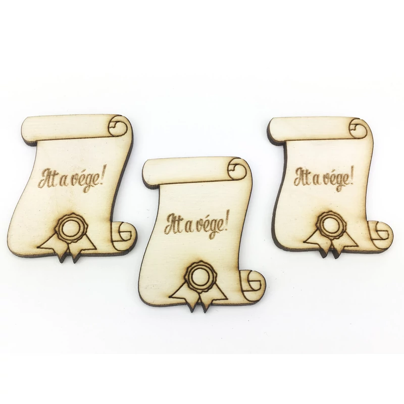 Natúr fa - Pergamen "Itt a vége!" 