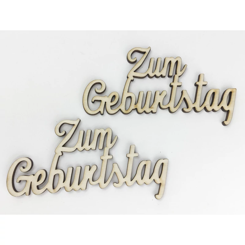 Natúr fa - "Zum Geburtstag" felirat 
