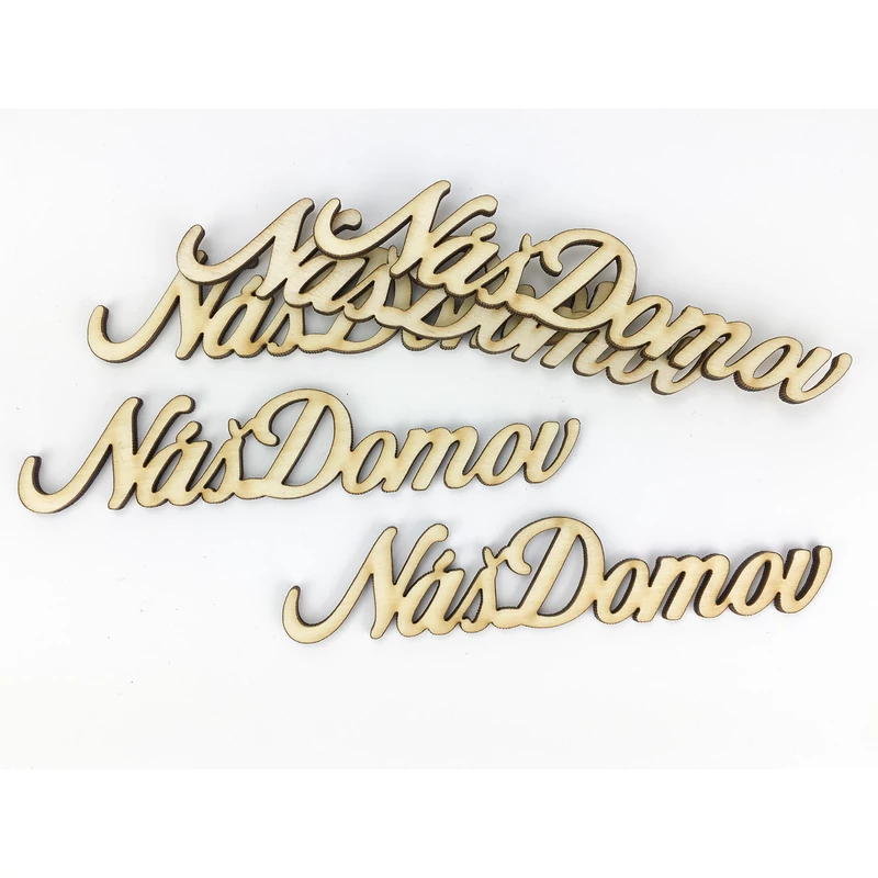 Natúr fa - Nás Domov felirat