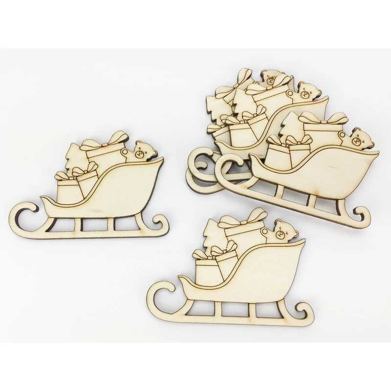 Natúr fa - Szánkó ajándékokkal