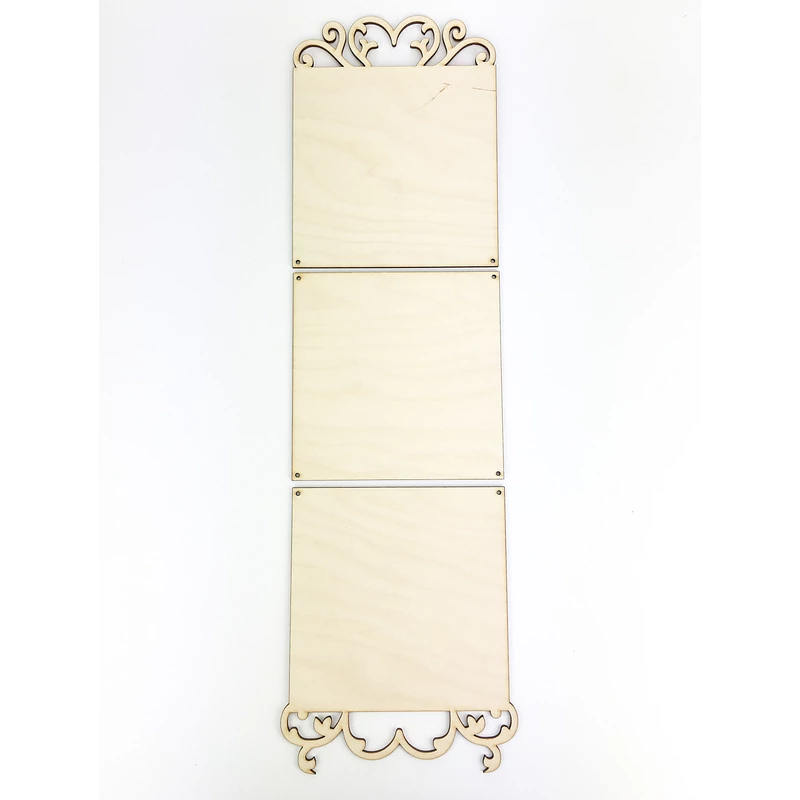 Natúr fa - Díszes szalvéta méretű tábla szett