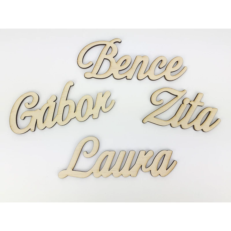 Natúr fa - Egyedi felirat kívánság szerint /betű