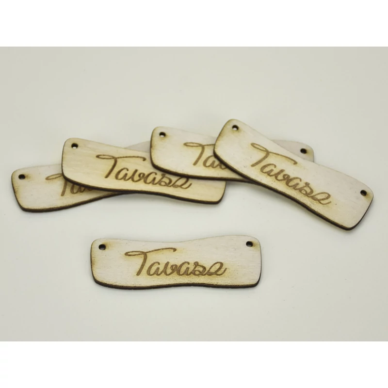 Natúr fa - " Tavasz"  hullámos tábla 2,4x7cm 5db/csomag