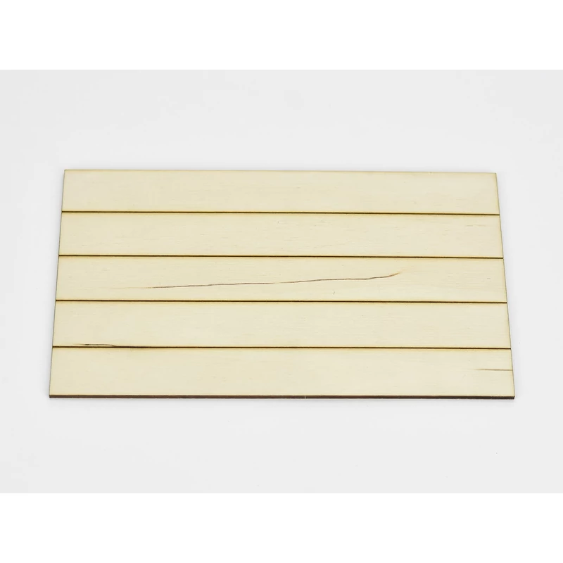 Natúr fa - Csíkos tábla nagy 12x20cm