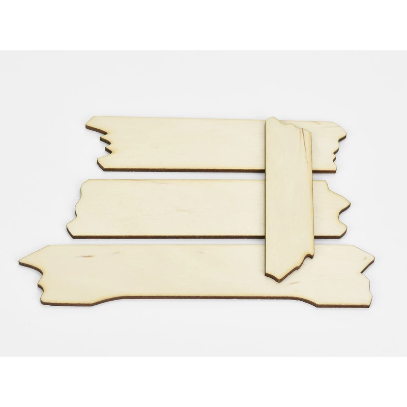 Natúr fa - Variálható léc utánzatok 4db/csomag