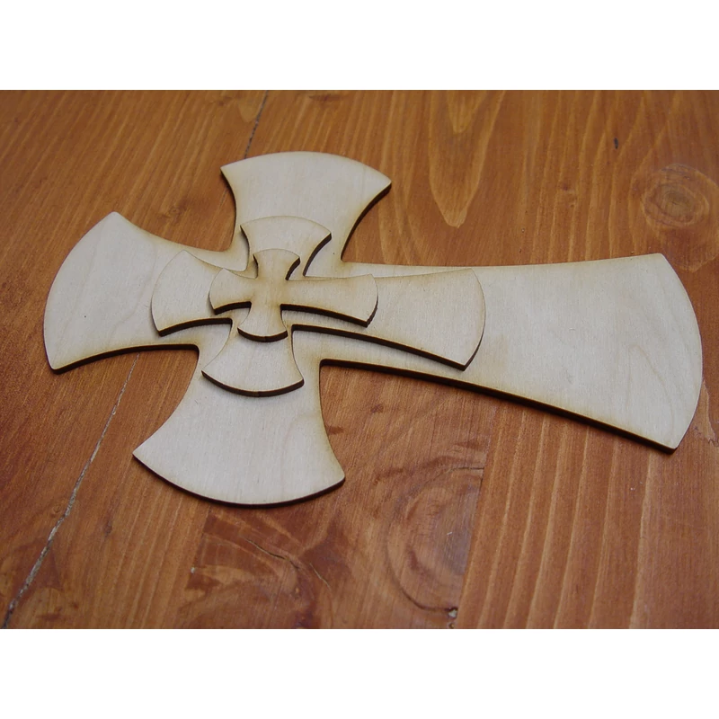 Natúr fa - Kereszt 3x5cm 10db/csomag