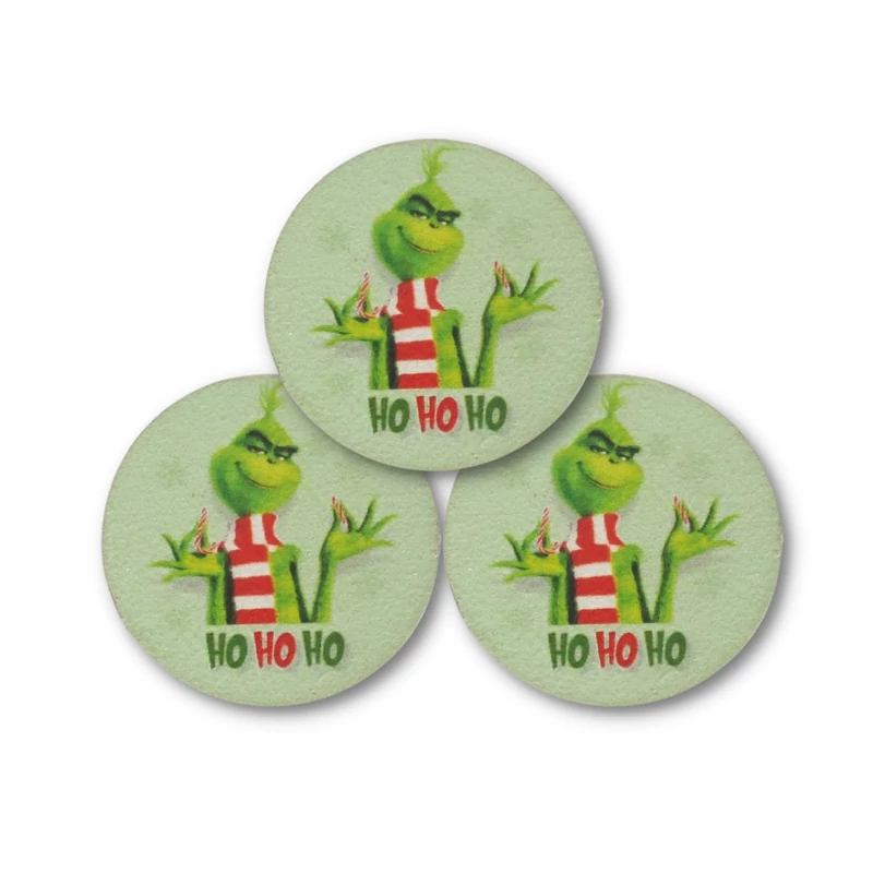 Nyomtatott fa tábla - Grincs HO HO HO Karácsonyi tábla