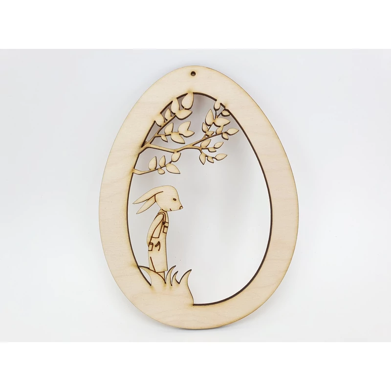 Natúr fa - Nyuszis tojásdísz