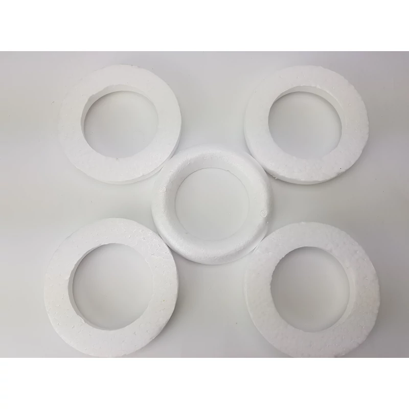 Polisztirol félkoszorú 14,5cm 5db/cs