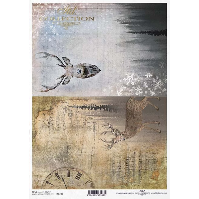 Karácsonyi rizspapír A4