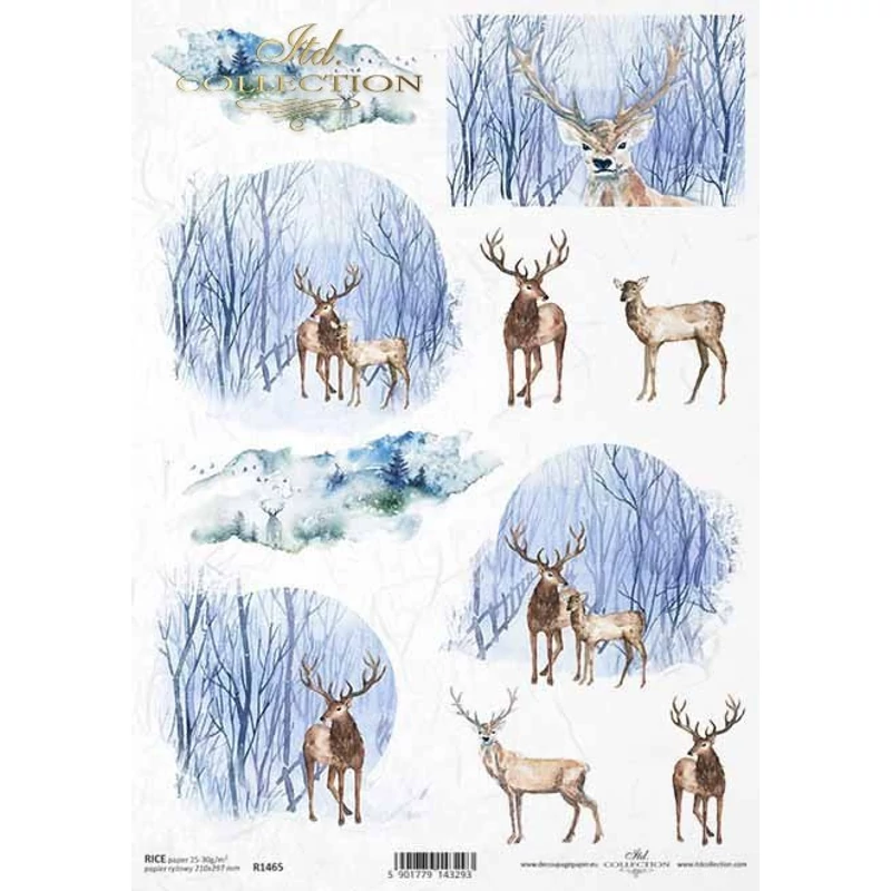 Karácsonyi rizspapír A4