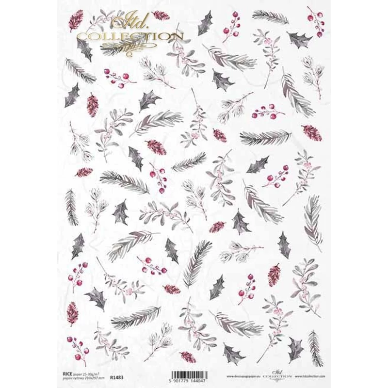 Karácsonyi rizspapír A4