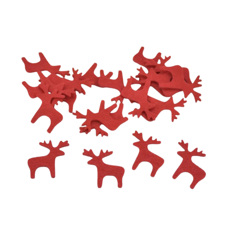 Filc - Szarvas piros 3cm 20db/csomag