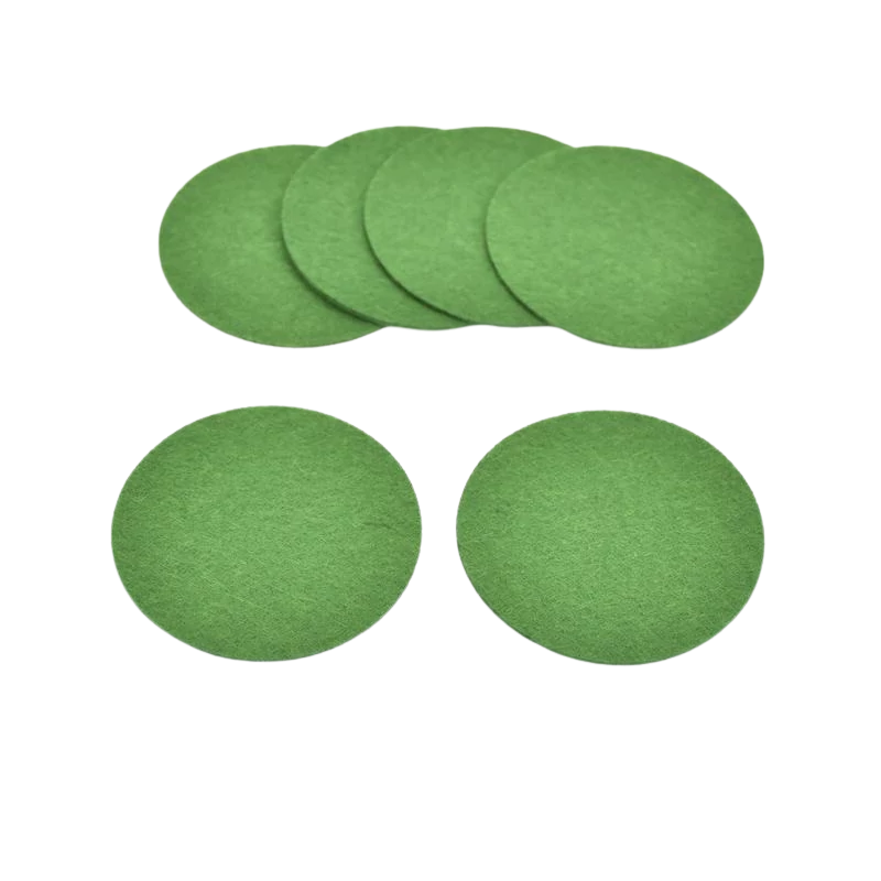 Filc - Kör lap zöld 8cm 6db/csomag