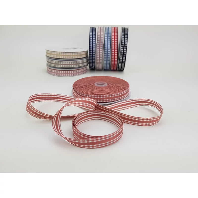 Kétoldalas szalag 1,5cm lazac