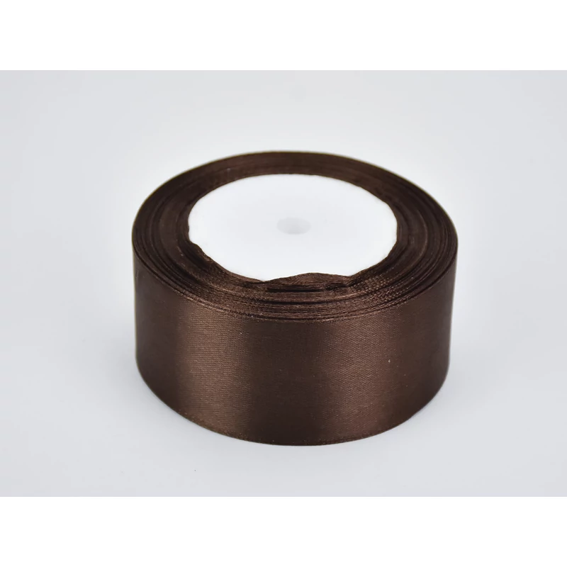 Szatén szalag csoki 4cm*22m