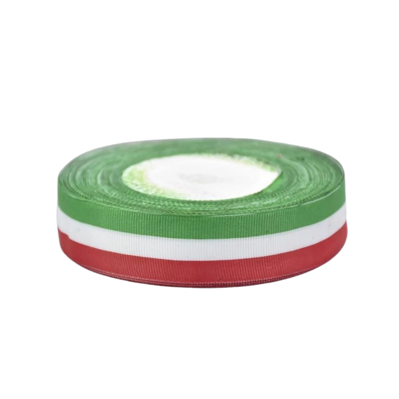 Nemzeti színű szalag 2,5cm széles 23m