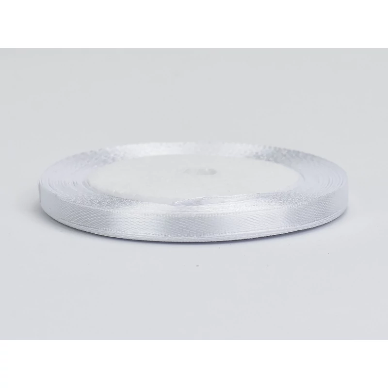 Törtfehér szatén szalag 6mm x 22méter