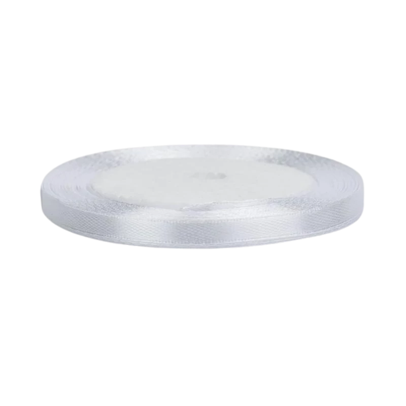 Törtfehér szatén szalag 6mm x 22méter