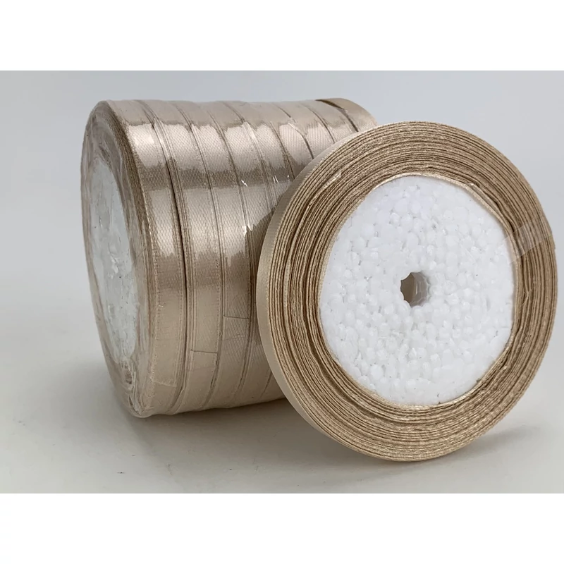 Puder szatén szalag 6mm 10 tekercs - OKOSÁR!