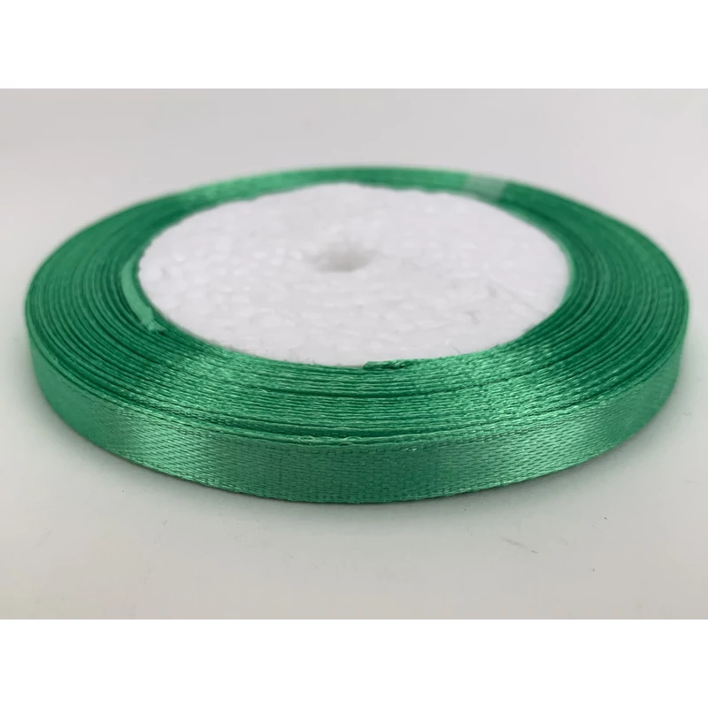 Világoszöld szatén szalag 6mm x 22méter