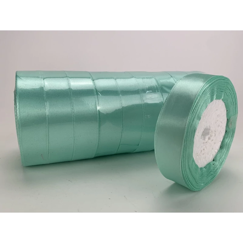 Menta szatén szalag 2cm 10 tekercs - OKOSÁR!