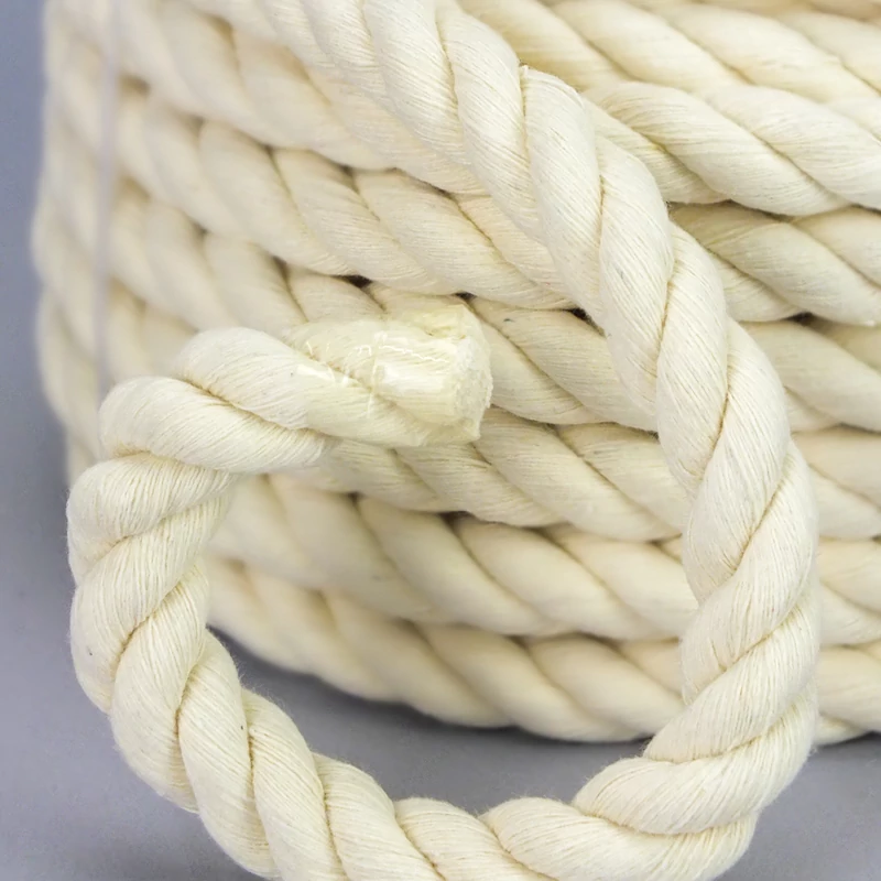 Natúr pamut kötél világos 14mm/1kg/ 14méter